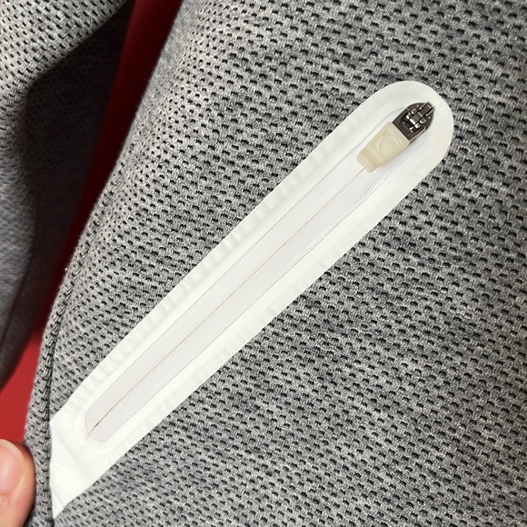 EUC Gray with white trim Zyia full zip jacket - Picture 2 of 15